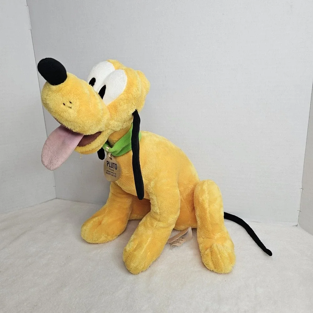Disney Store Pluto Plush Dog Large Stuffed Animal 